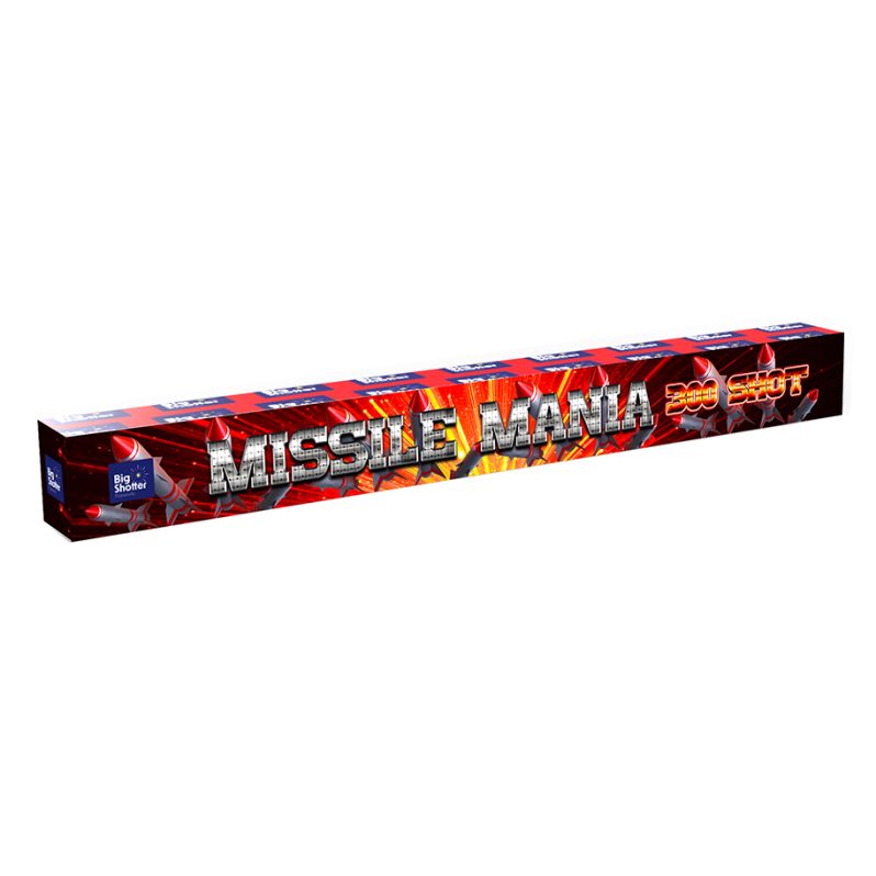 Missile Mania Fireworks 300 Shots is whistle creakling