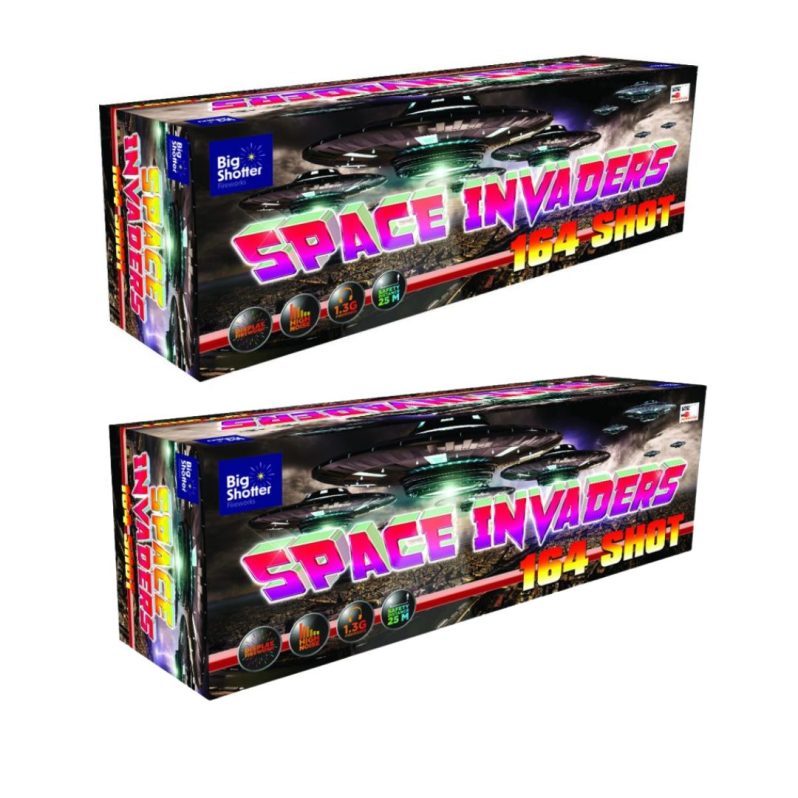 164 shot compound cake multi effect fireworks pack of 2